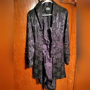 Long, black dress coat